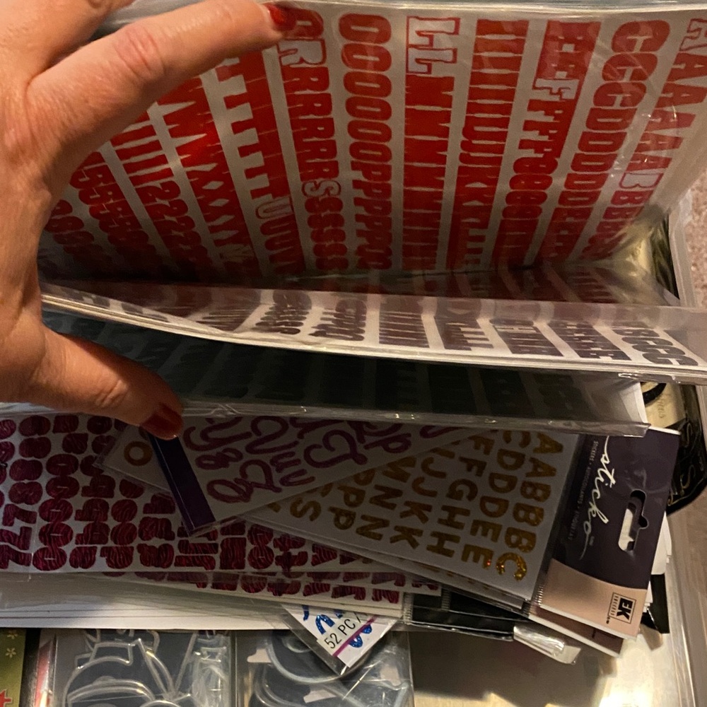 Scrapbook Alphabet Stickers